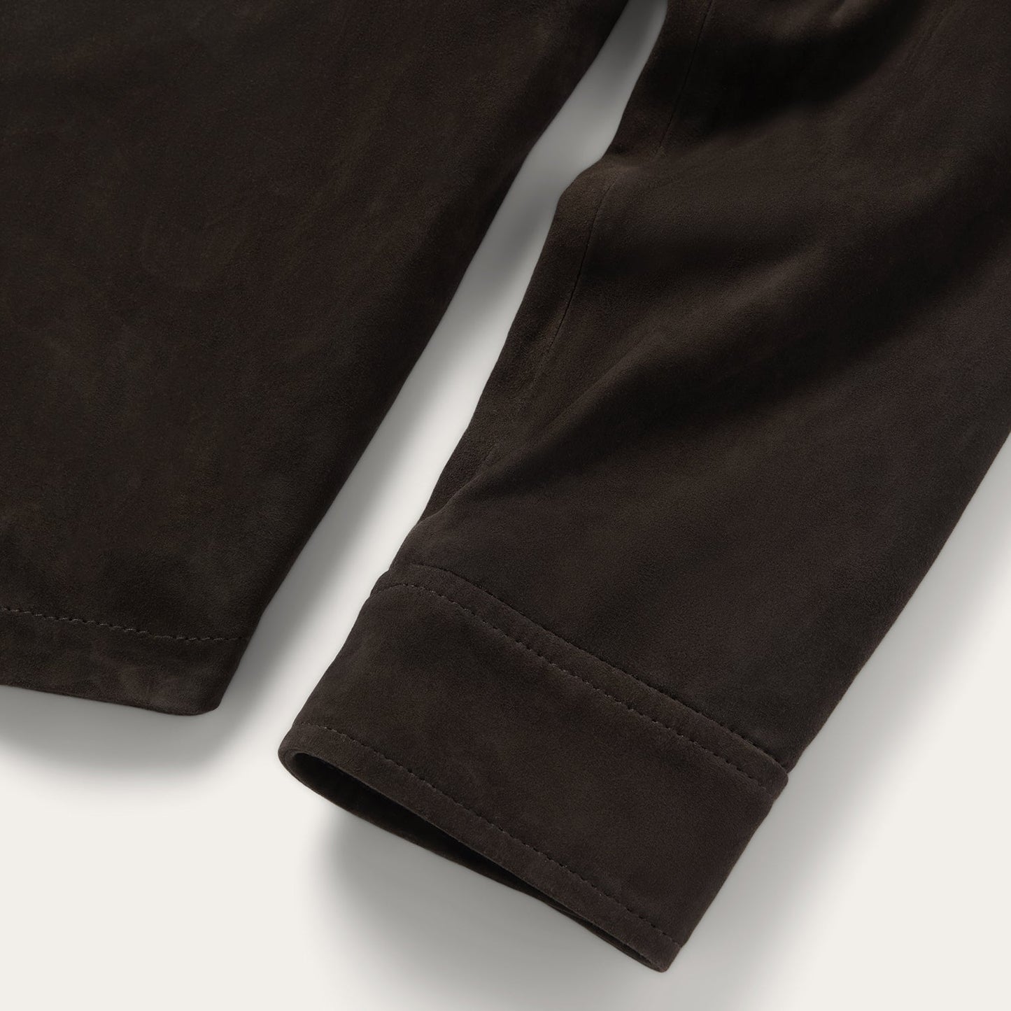 Suede Shirt Jacket Mens