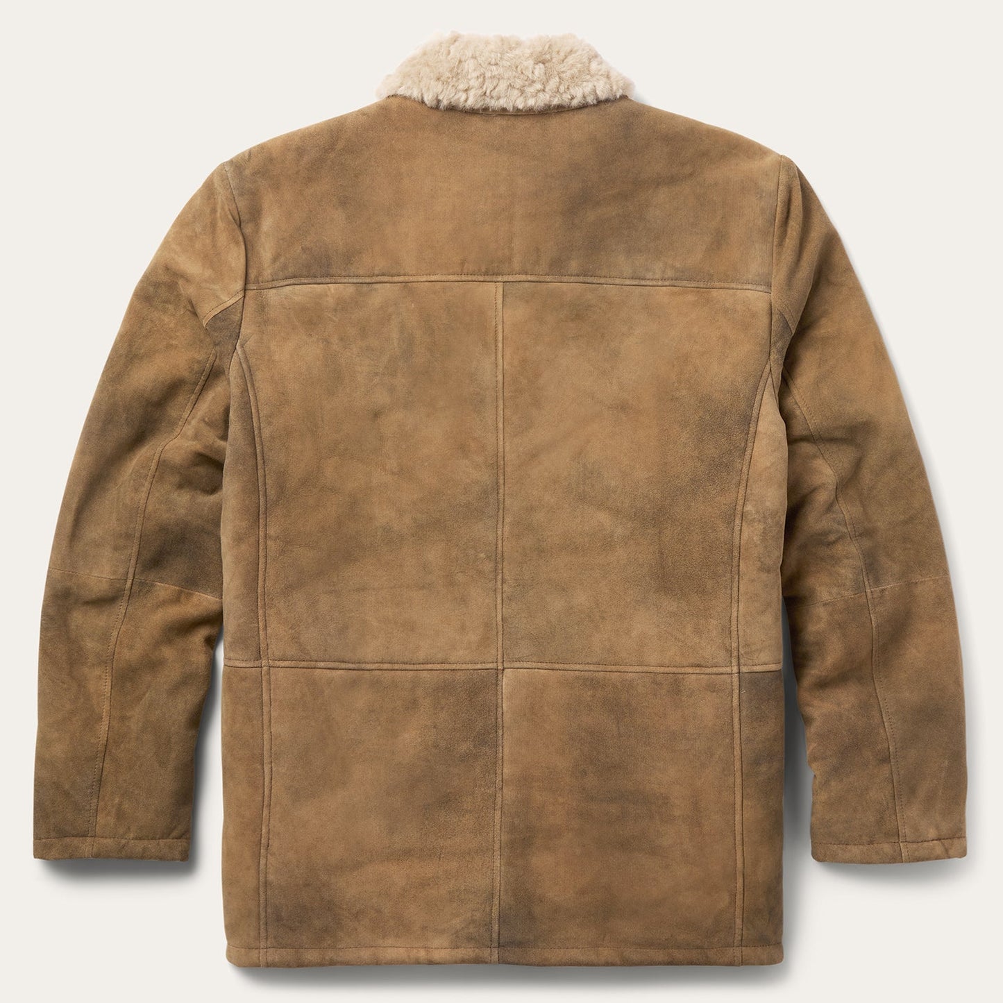 Antique Suede Shearling Jacket Mens