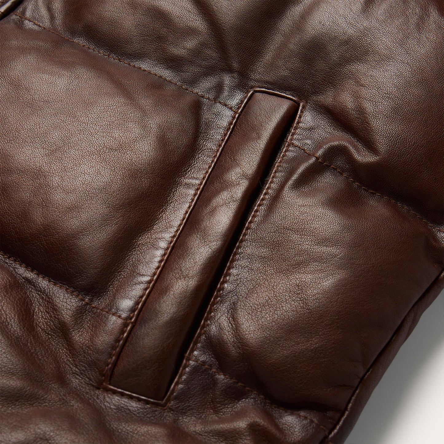 Quilted Leather Vest Mens