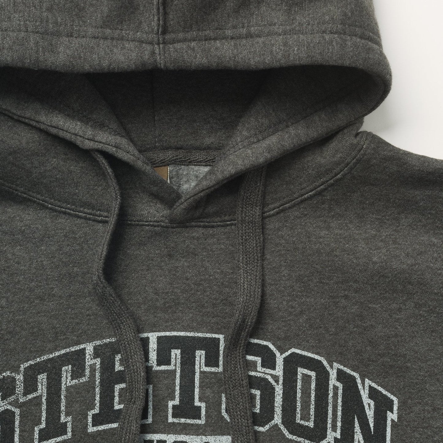 Charcoal Heather Fleece Hooded Sweatshirt Mens