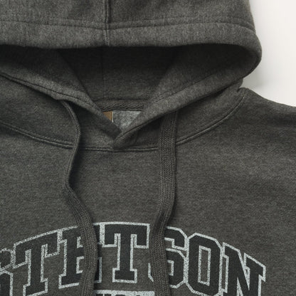 Charcoal Heather Fleece Hooded Sweatshirt Mens