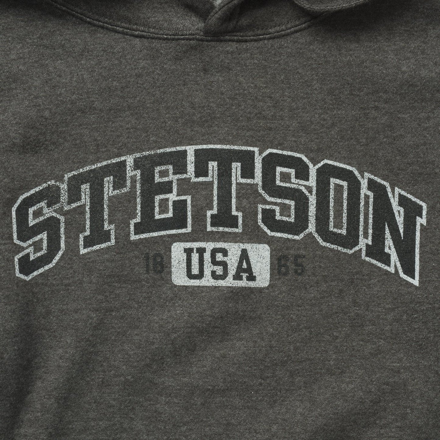 Charcoal Heather Fleece Hooded Sweatshirt Mens