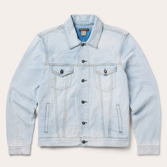 Light Denim Trucker Jacket Mens