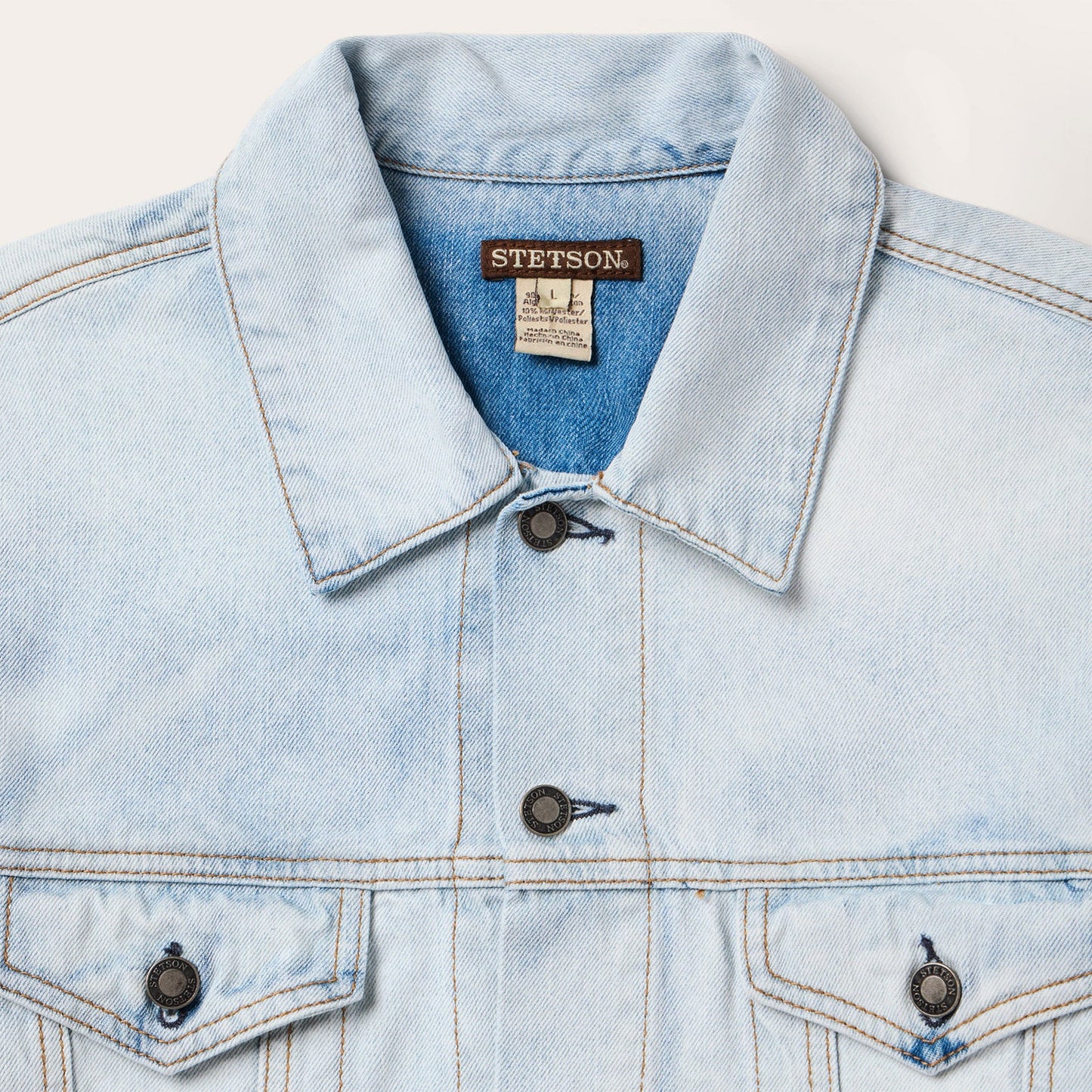 Light Denim Trucker Jacket Mens