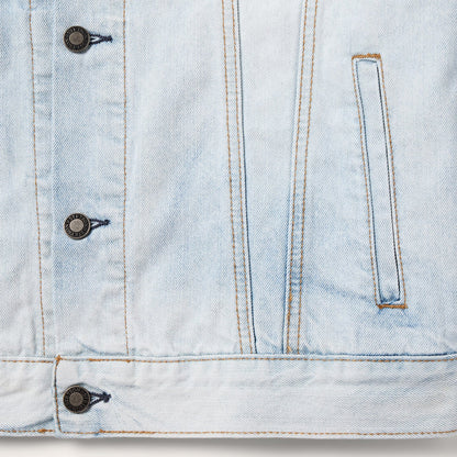 Light Denim Trucker Jacket Mens