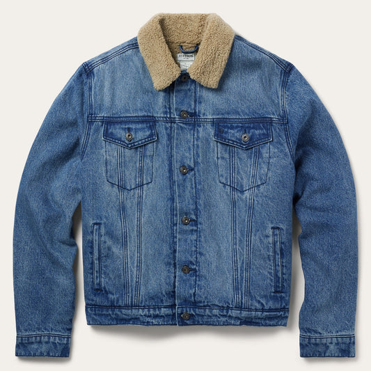 Denim Sherpa Jacket Mens