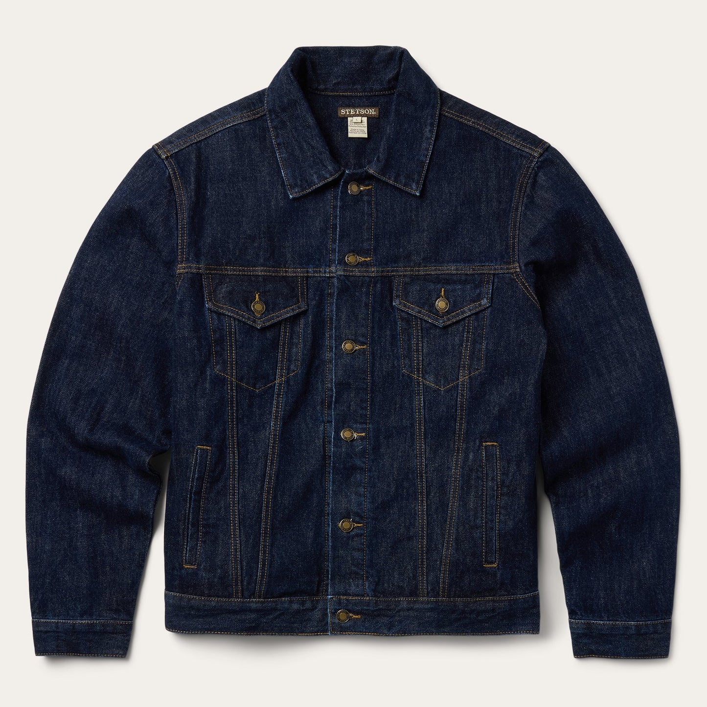 Raw Denim Trucker Jacket Mens