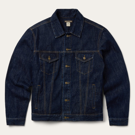 Raw Denim Trucker Jacket Mens