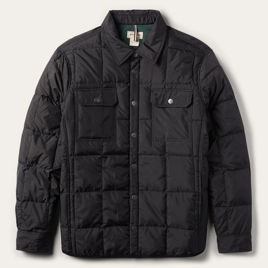 Crushable Black Parachute Jacket Mens