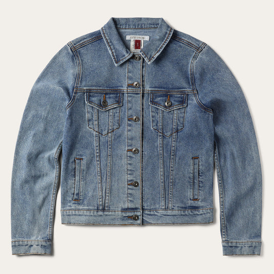 Stretch Denim Jacket Women