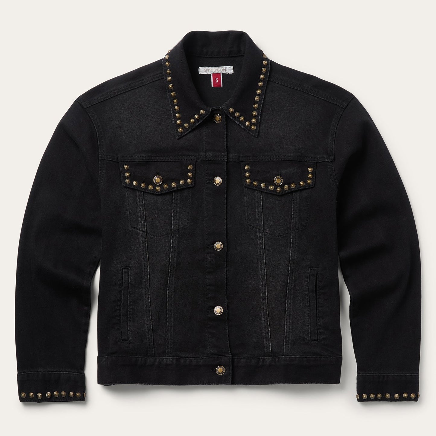 Studded Denim Jacket Women