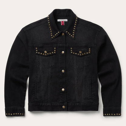 Studded Denim Jacket Women
