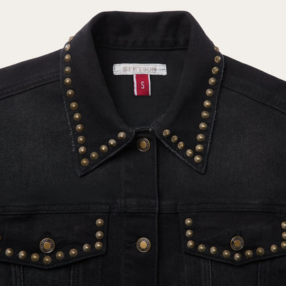 Studded Denim Jacket Women