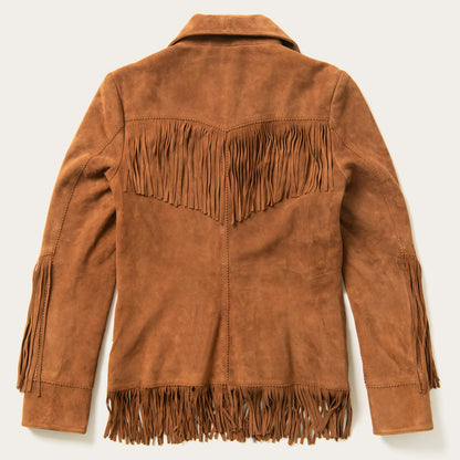 Lamb Suede Fringed Jacket Women