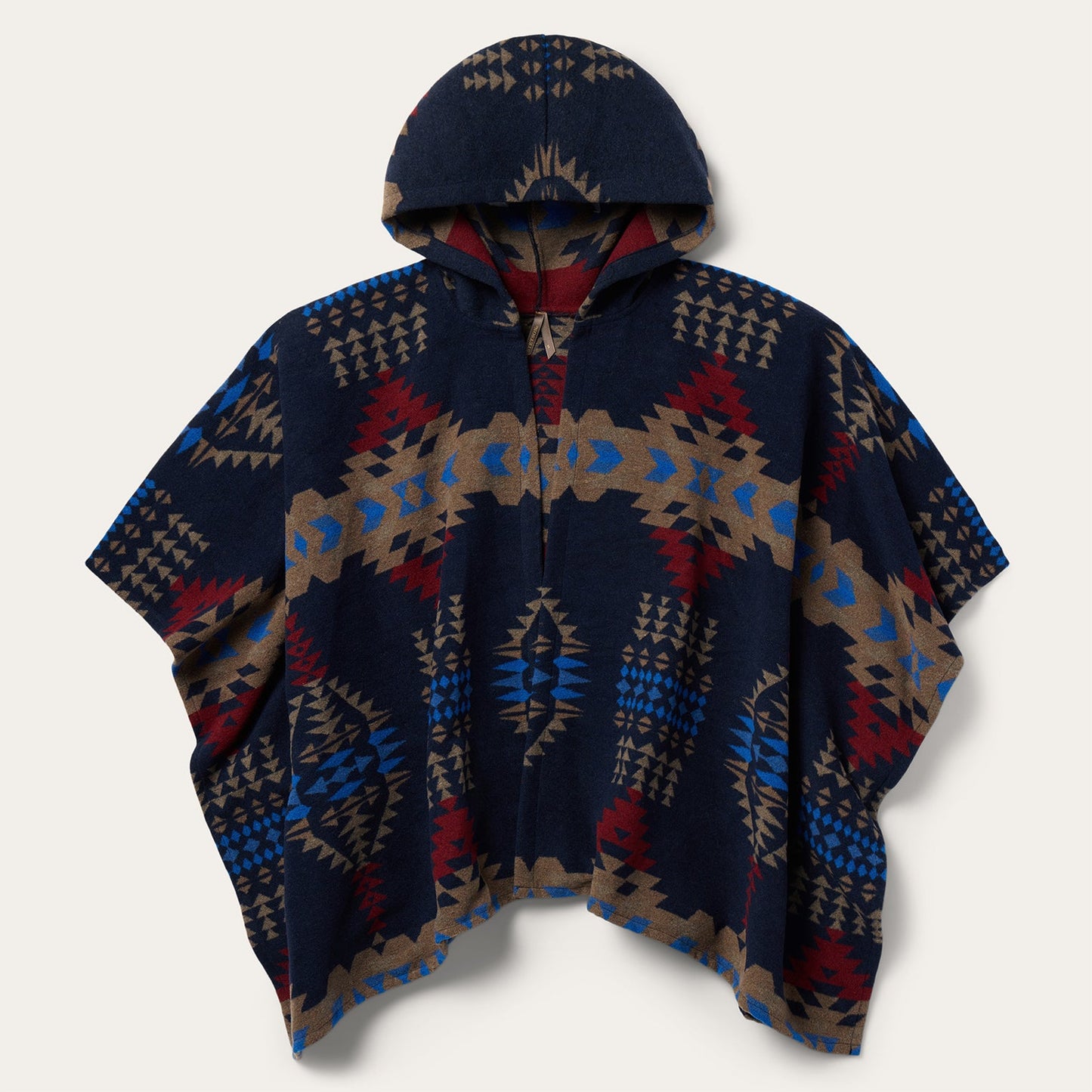 Hooded Serape Blanket Wrap Women