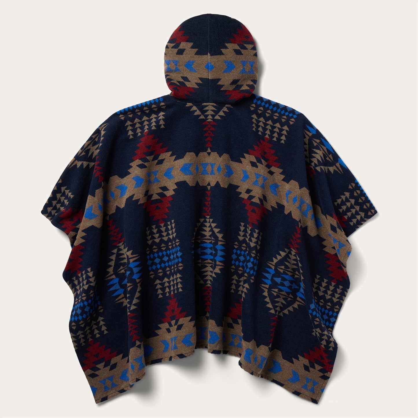 Hooded Serape Blanket Wrap Women