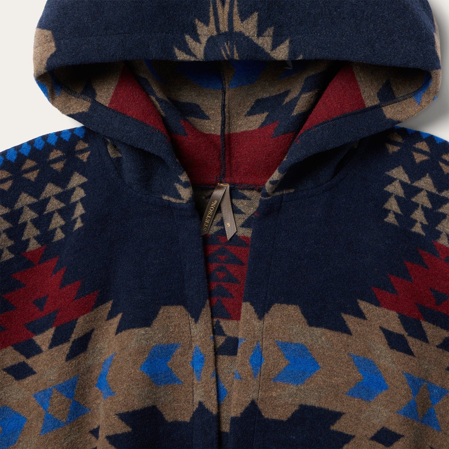 Hooded Serape Blanket Wrap Women