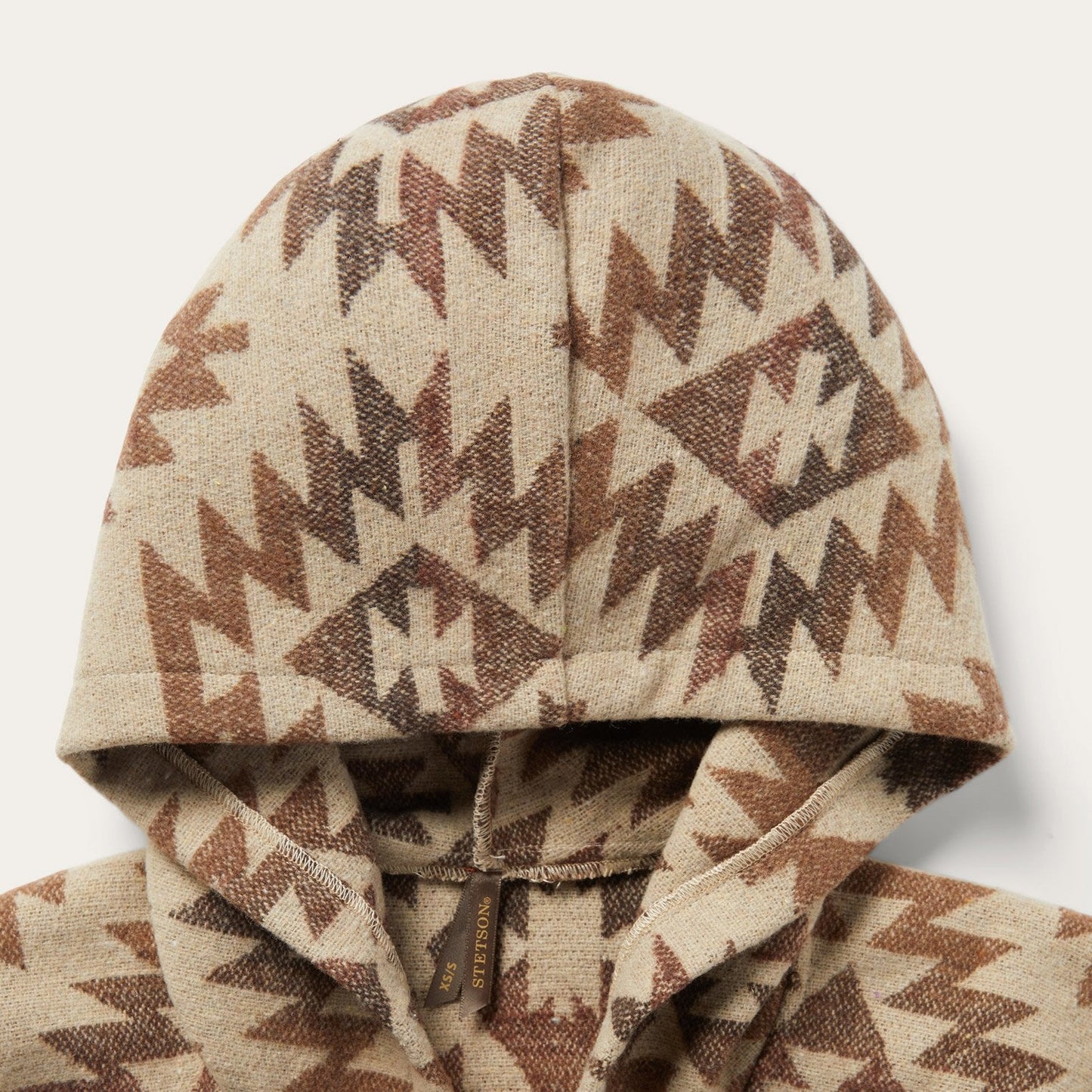 Tan Aztec Poncho Women