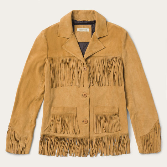 Fringe Suede Jacket Women