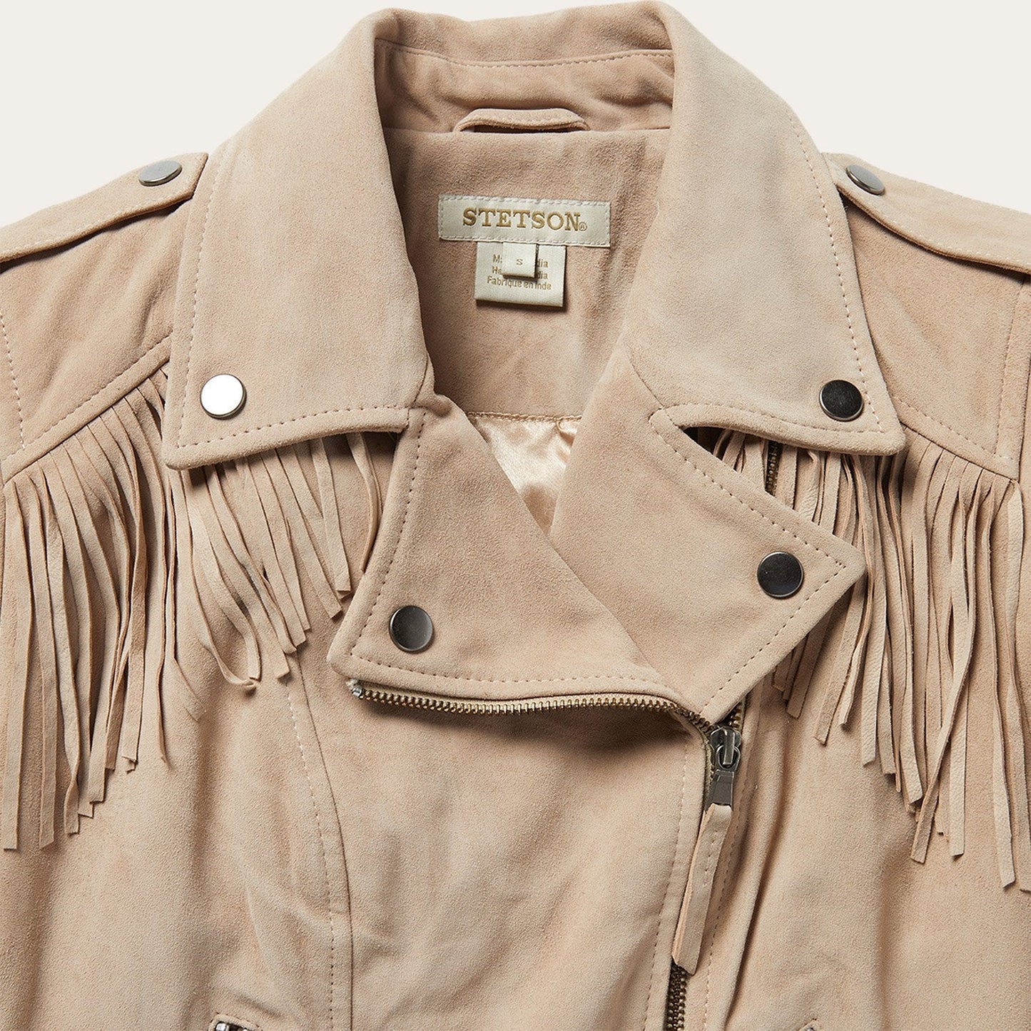 Premium Suede Moto Jacket Women