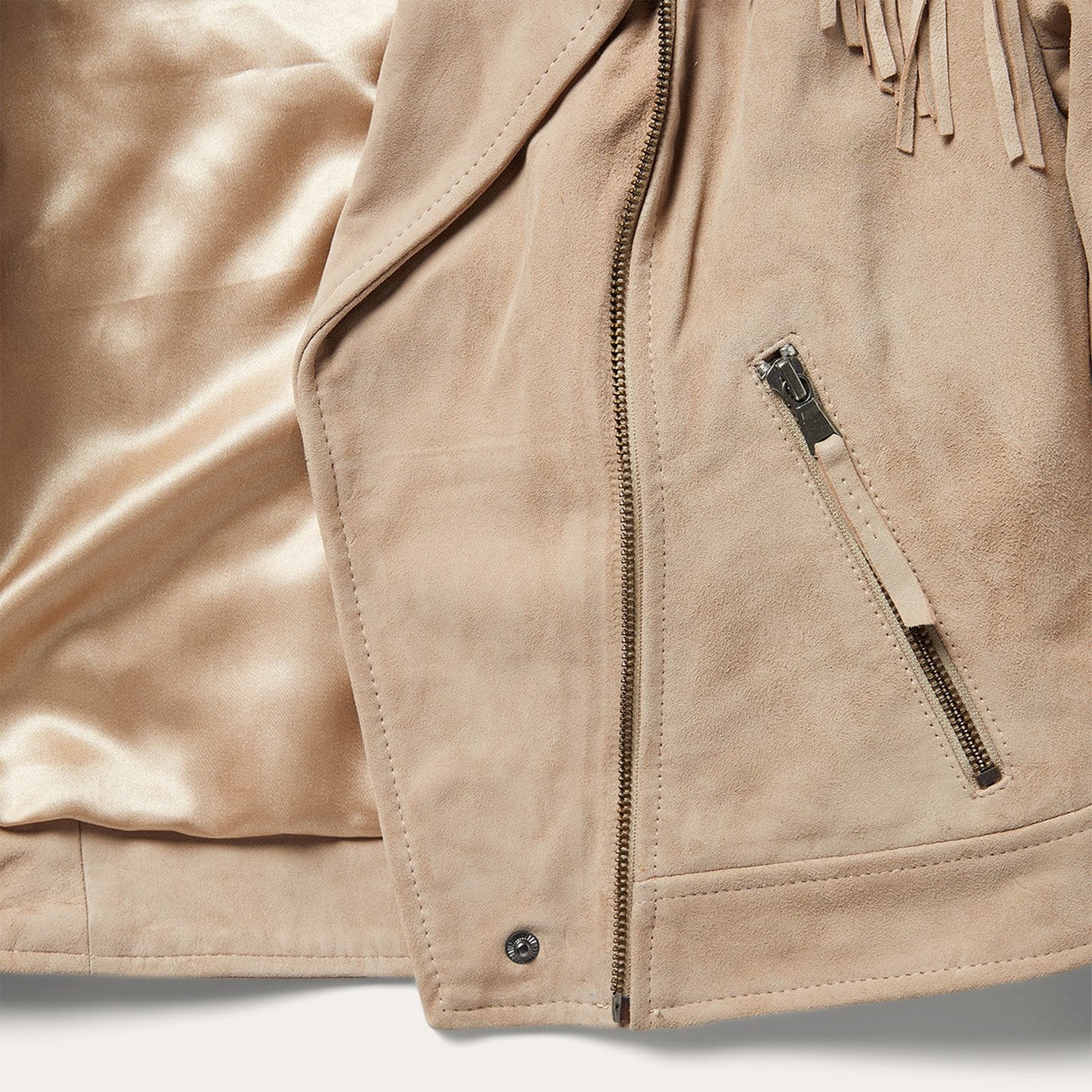 Premium Suede Moto Jacket Women