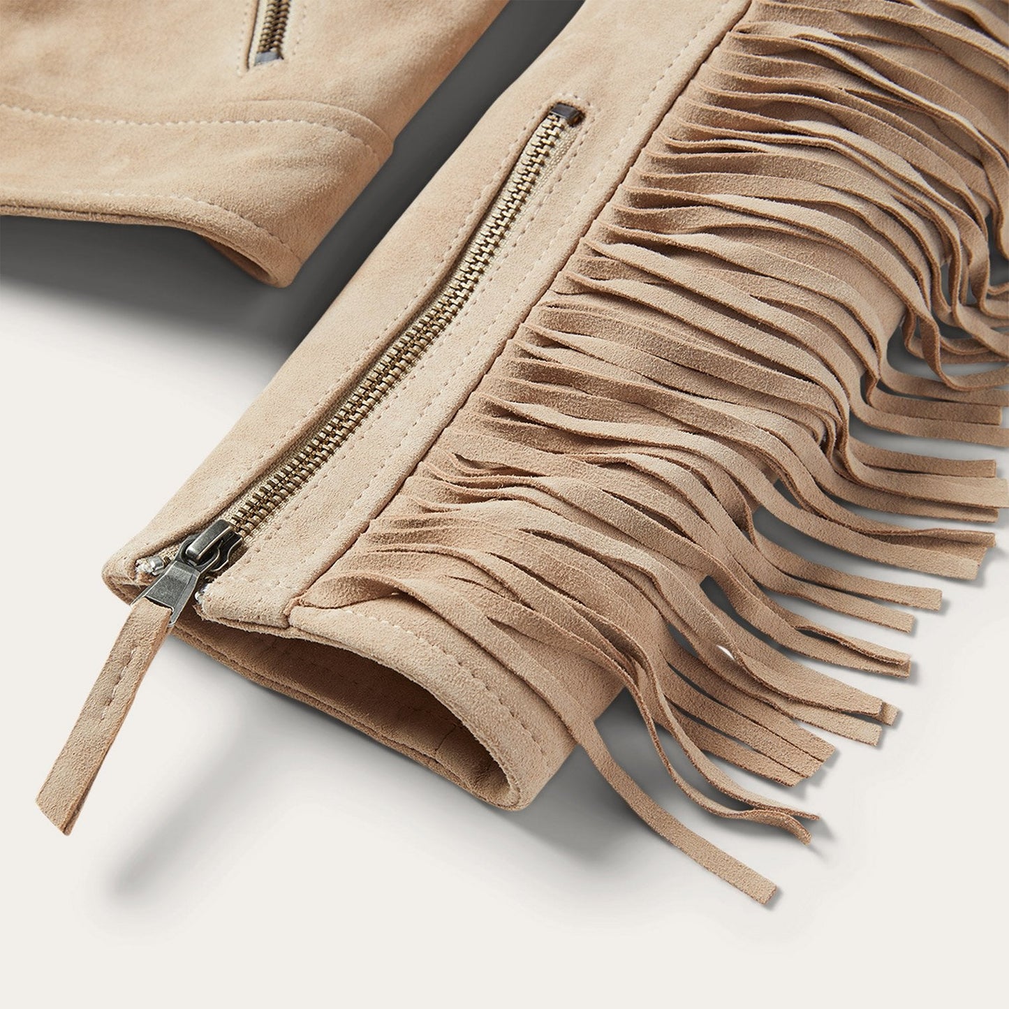 Premium Suede Moto Jacket Women
