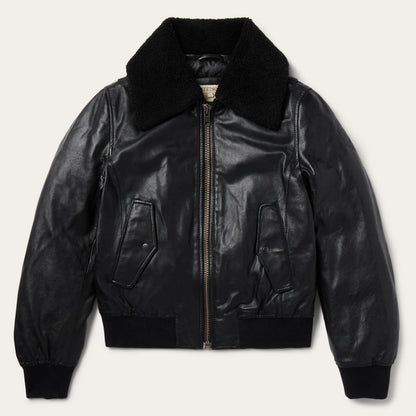 Leather Bomber Jacket Women