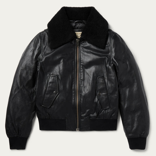 Leather Bomber Jacket Women