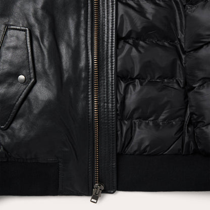 Leather Bomber Jacket Women