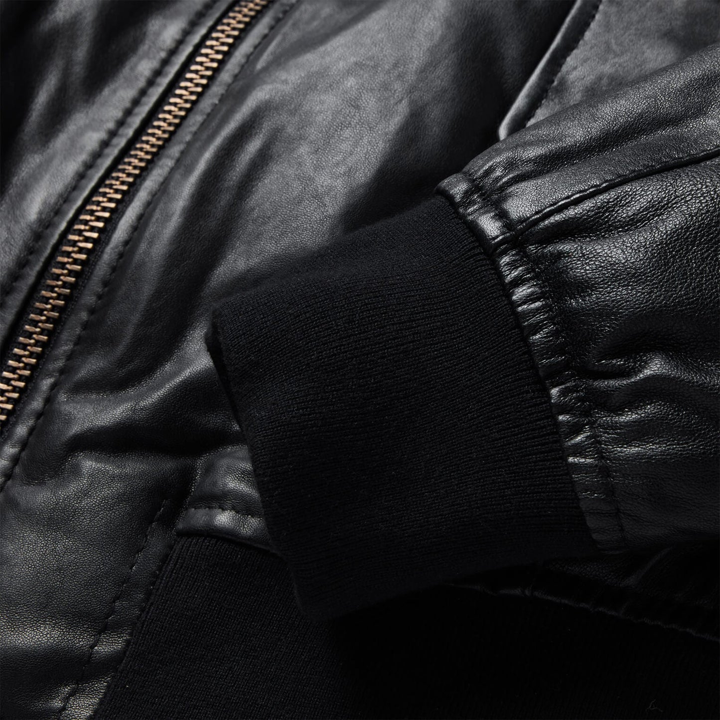 Leather Bomber Jacket Women