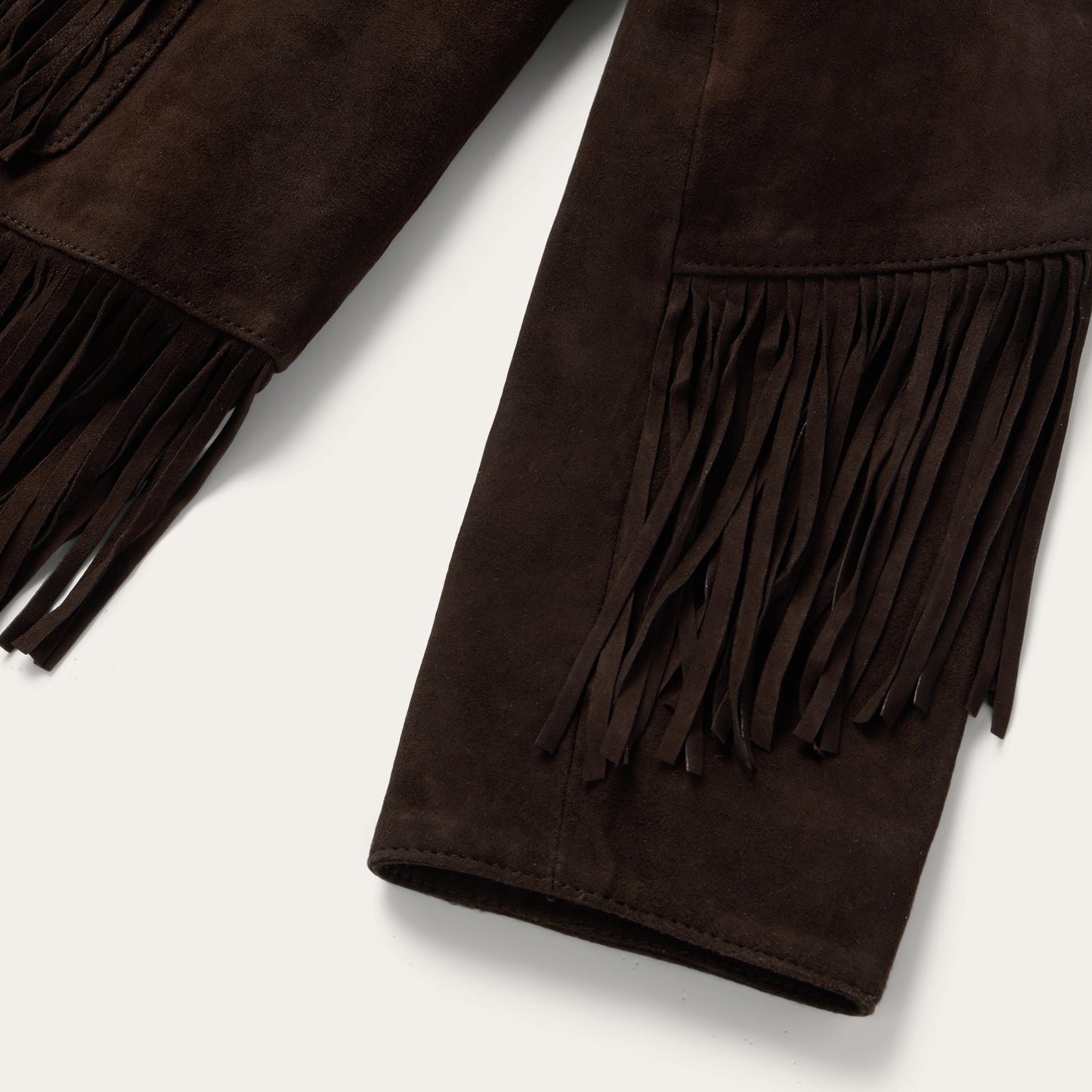 Two Pocket Fringe Suede Jacket Women