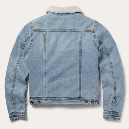 Denim Sherpa Lined Jacket Women