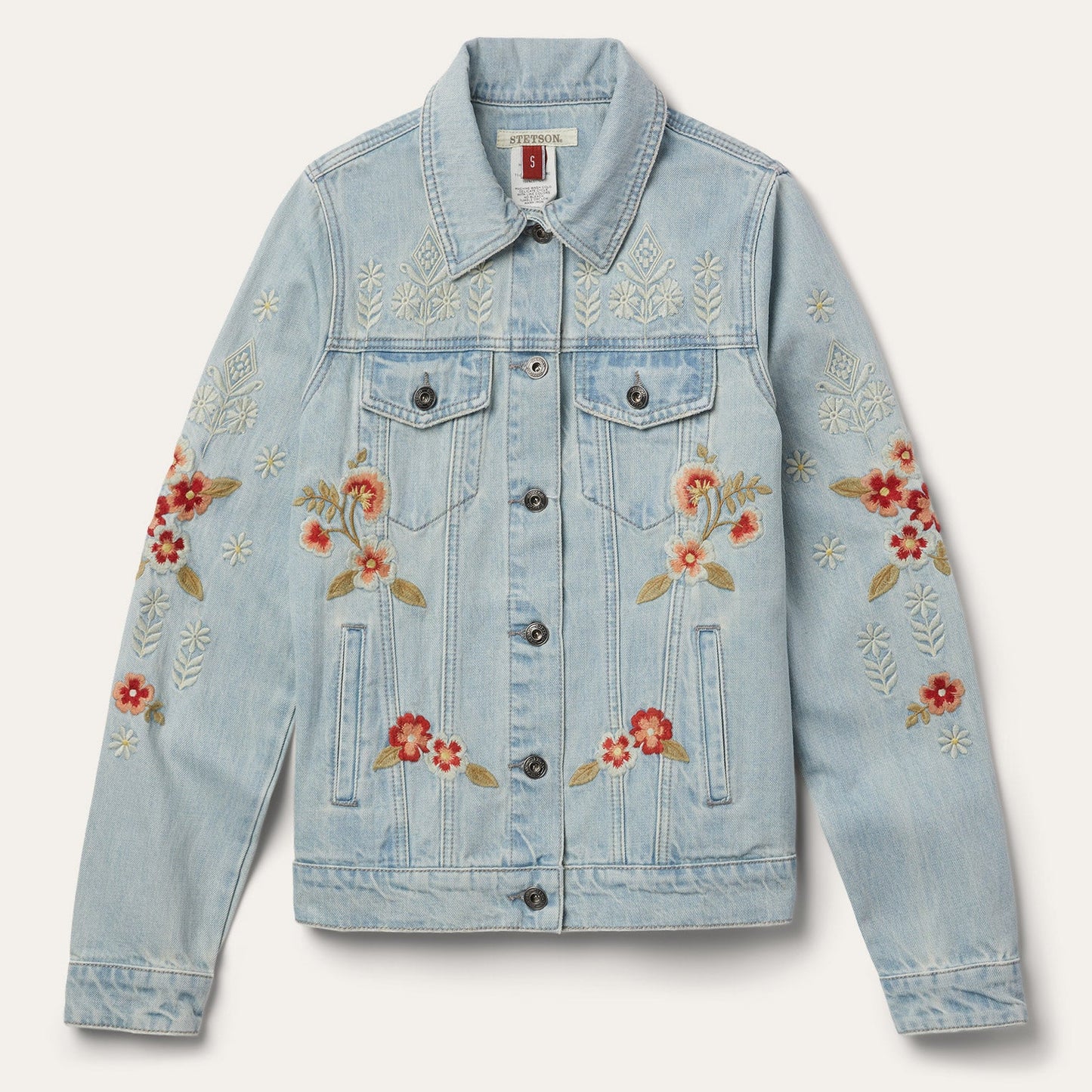 Embroidered Denim Jacket Women