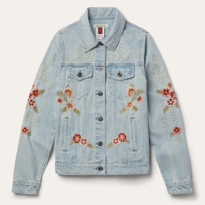 Embroidered Denim Jacket Women