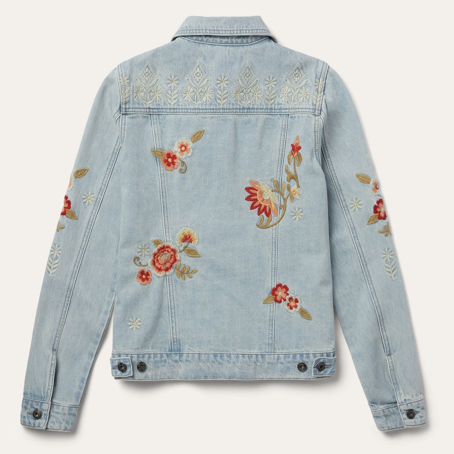 Embroidered Denim Jacket Women