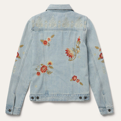 Embroidered Denim Jacket Women