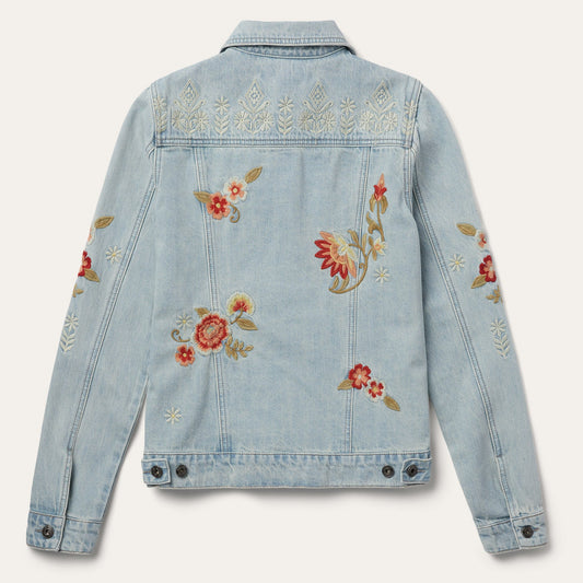Embroidered Denim Jacket Women