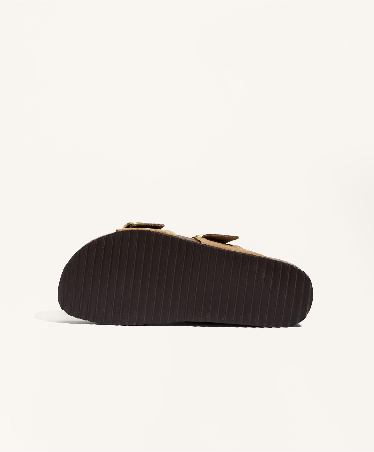 Suede buckle sandal