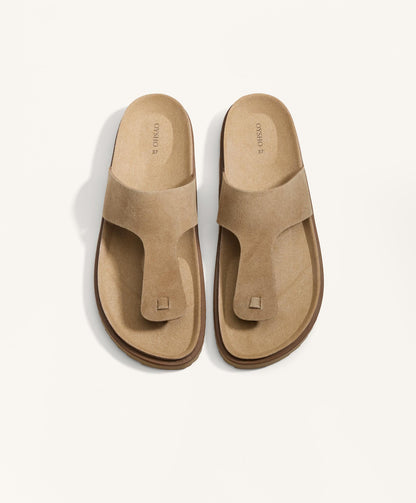 Suede T-bar Sandal