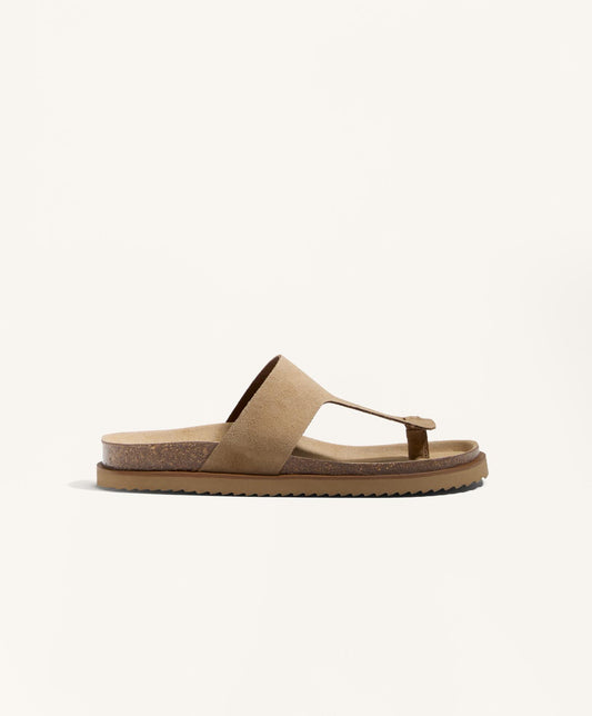 Suede T-bar Sandal