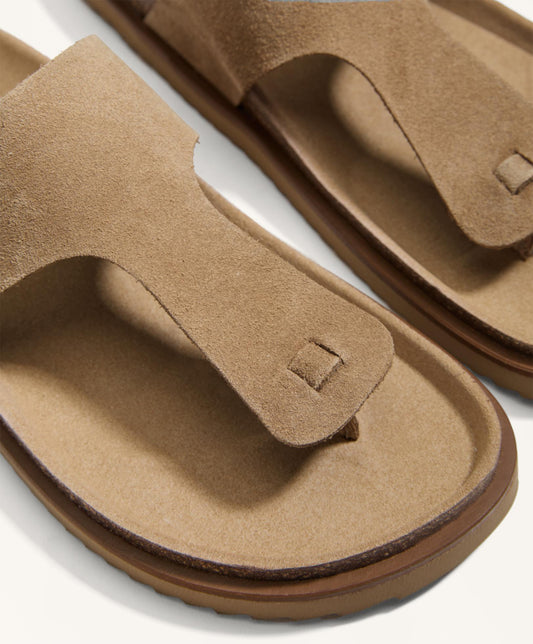Suede T-bar Sandal