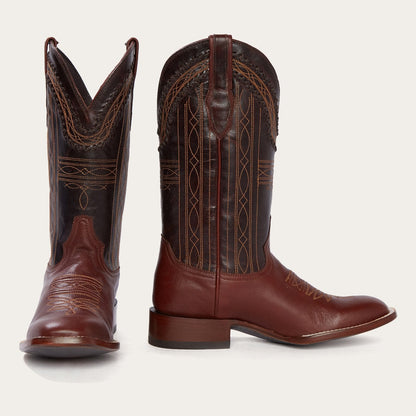Denver Brown Goat Hand Stitched Cowboy Boot Men