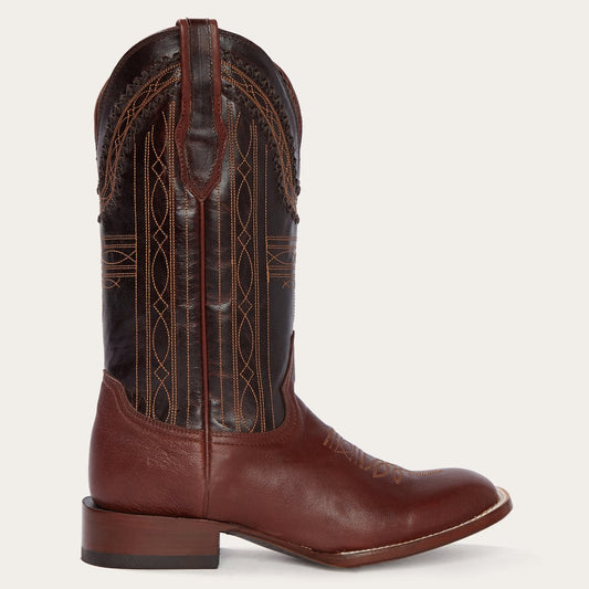 Denver Brown Goat Hand Stitched Cowboy Boot Men