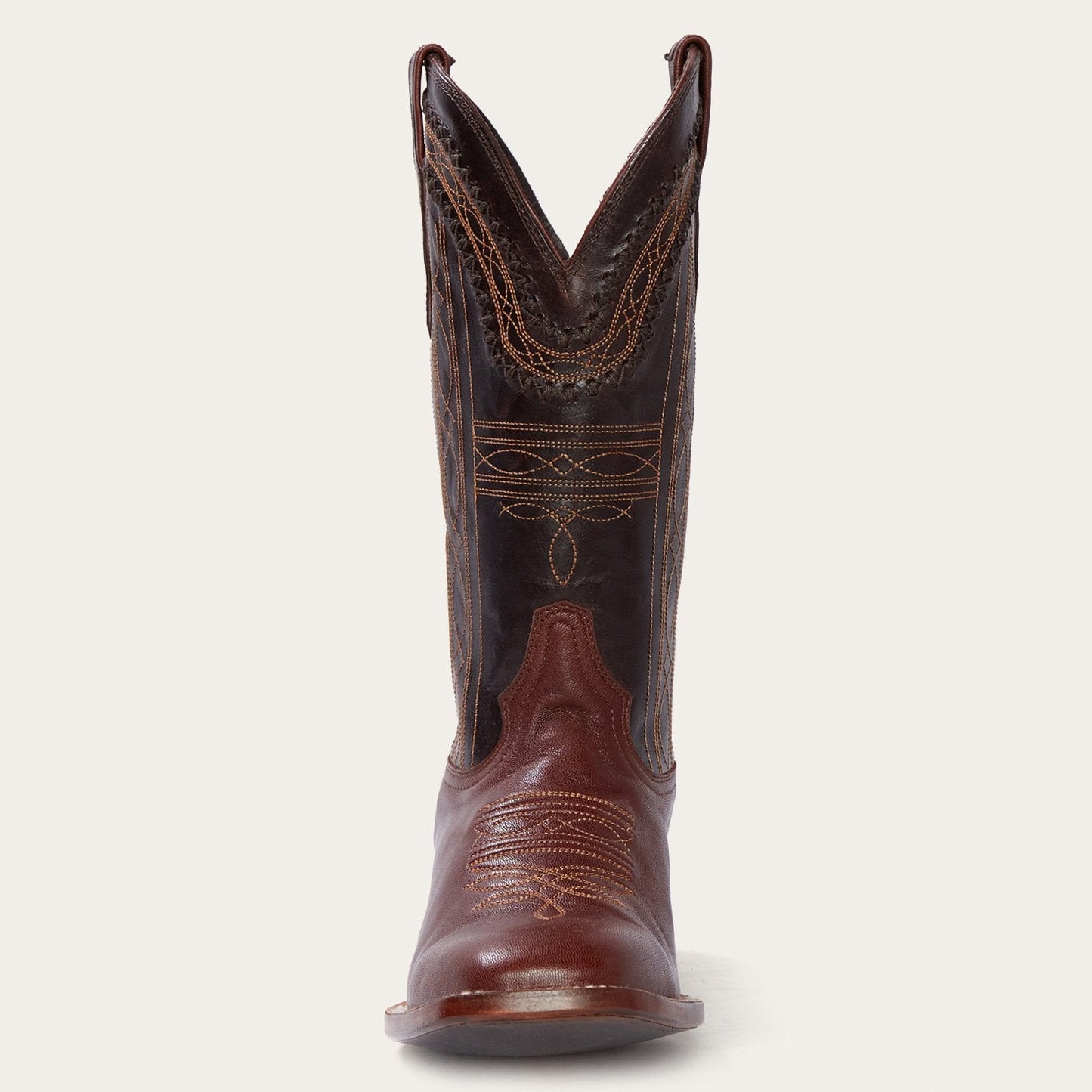 Denver Brown Goat Hand Stitched Cowboy Boot Men