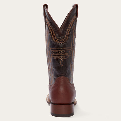 Denver Brown Goat Hand Stitched Cowboy Boot Men