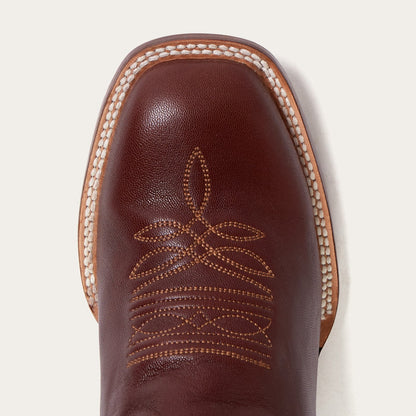 Denver Brown Goat Hand Stitched Cowboy Boot Men