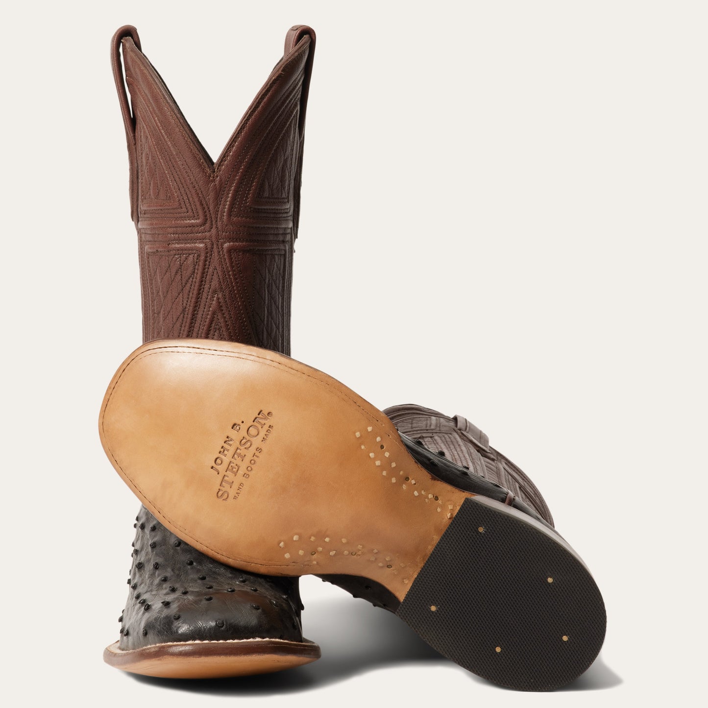 Dillon Ostrich Boots Men