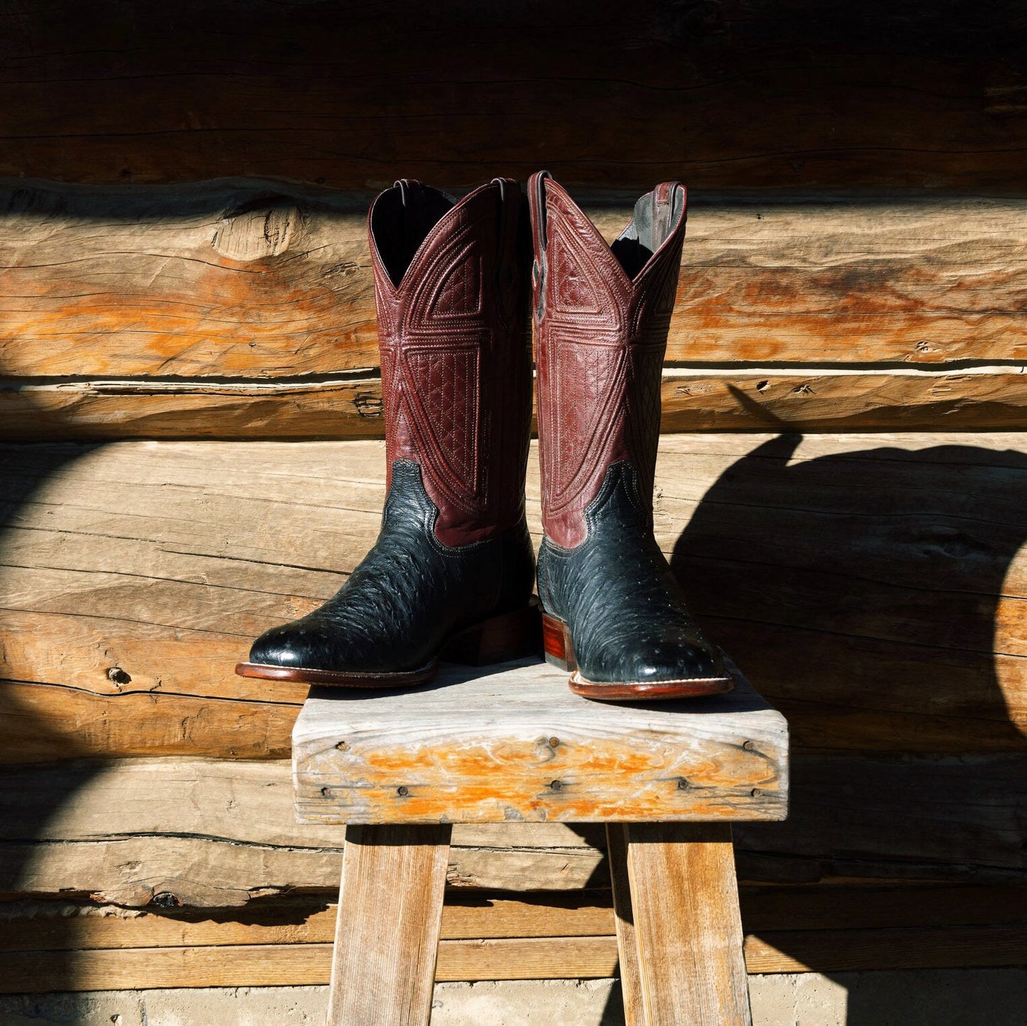 Dillon Ostrich Boots Men