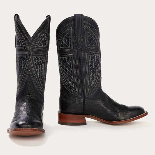 Black Falls Alligator Cowboy Boot Men