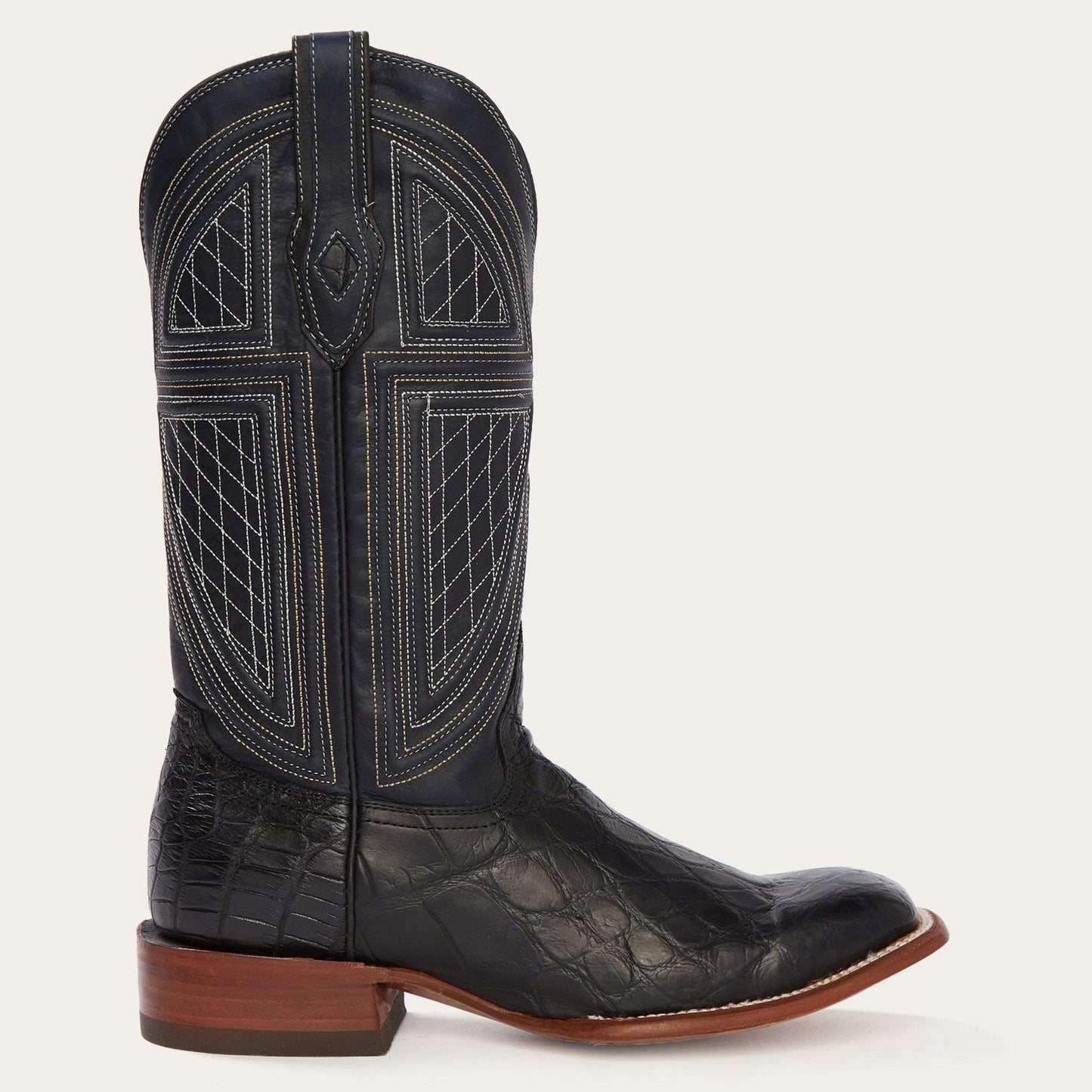 Black Falls Alligator Cowboy Boot Men